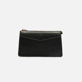 BOLSA TIRACOLO PRETA PEQUENA COSTURAS A 50011 0884 0001 AREZZO